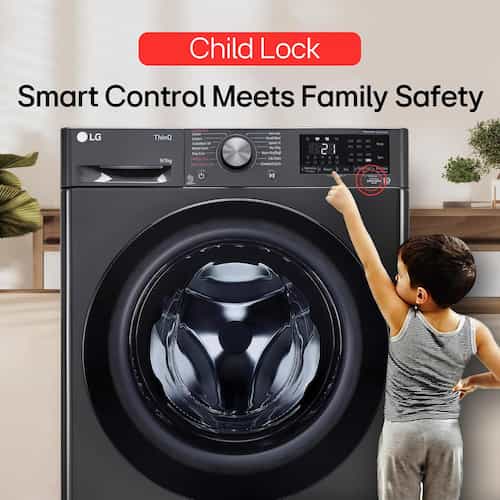 LG 9 kg Fully Automatic Front Load Washing Machine FHD0905SWM