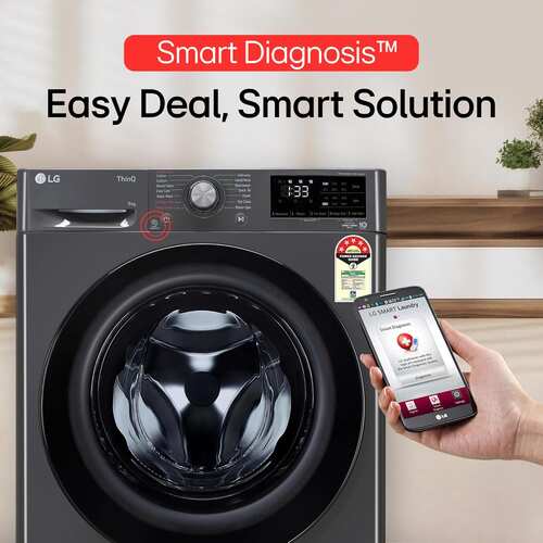 LG 9 kg Fully Automatic Front Load Washing Machine FHP1209Z5M