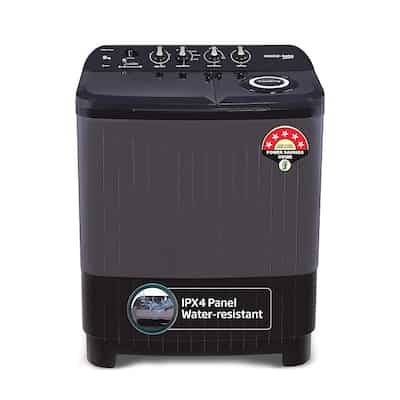 Voltas Beko 9 kg Semi Automatic Top Load Washing Machine (WTT90UDX/BKGR4KPTD)