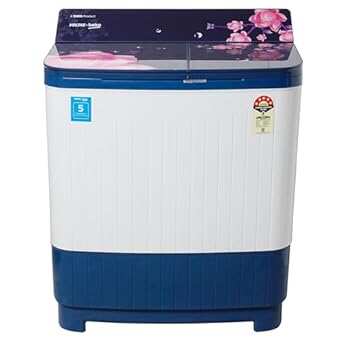 Voltas Beko 8 kg Semi Automatic Top Load Washing Machine (WTT80DBLG/FLRB5)