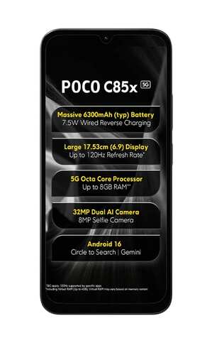 POCO C85x 5G