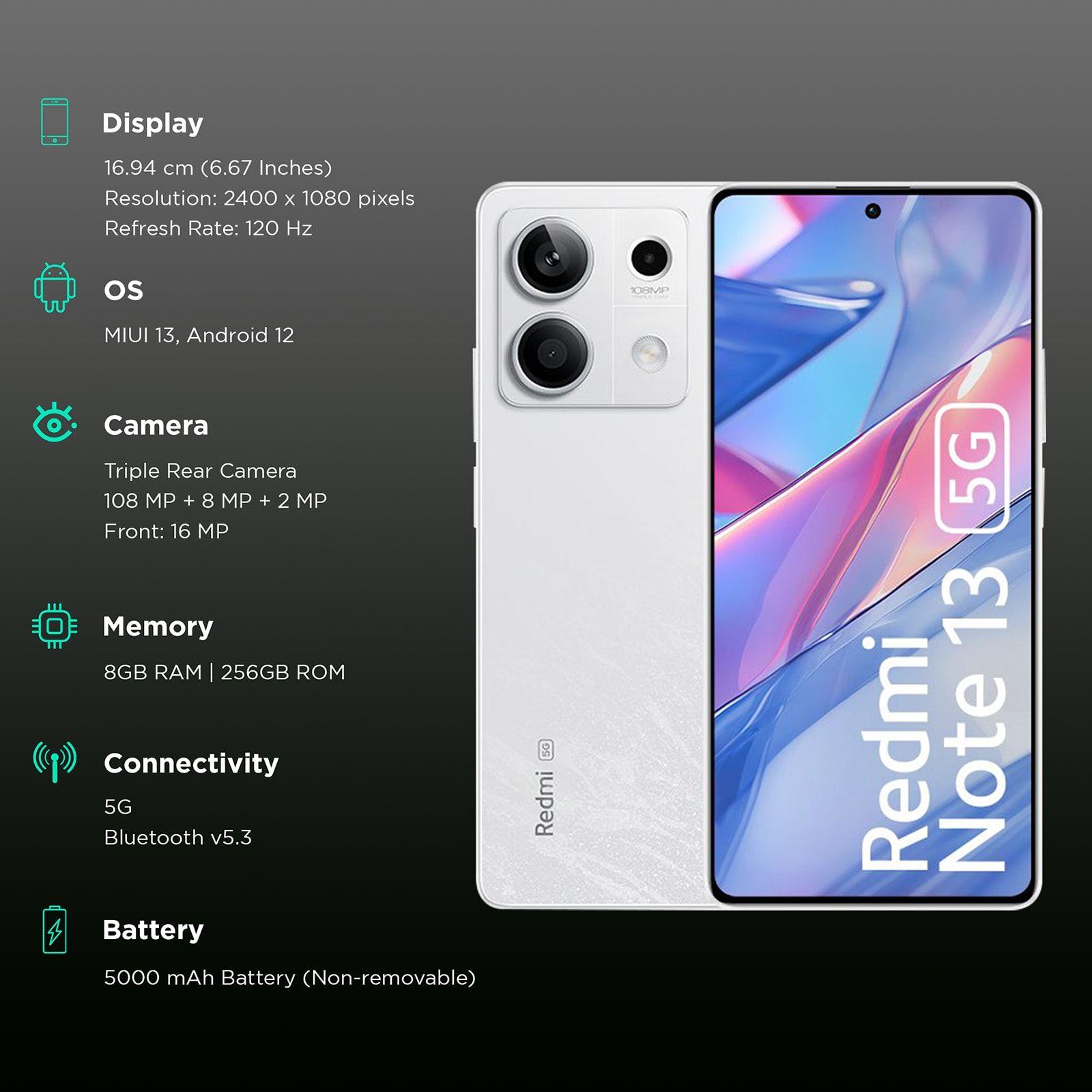 Xiaomi Redmi Note 13 12GB RAM - Price in India (November 2025
