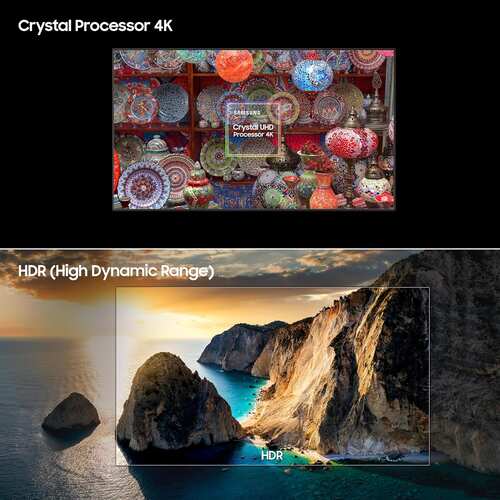 Samsung 108 cm 43 inches D Series Brighter Crystal 4K Vivid Pro Ultra HD Smart LED TV UA43DUE77AKLXL