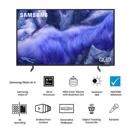 Samsung 108 cm 43 inches Vision AI 4K Ultra HD Smart QLED TV QA43QEF1AULXL