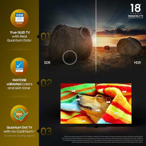 Samsung 189 cm 75 inches QE1D Series 4K QLED Smart TV QA75QE1DAUXXL
