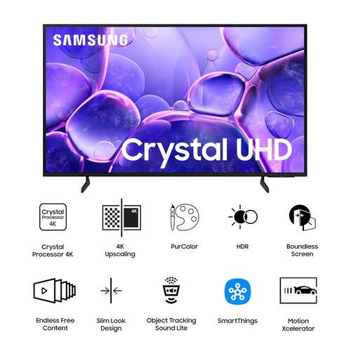 Samsung 55 inch Crystal 4K Vista Ultra HD Smart LED TV UA55UE81AFULXL
