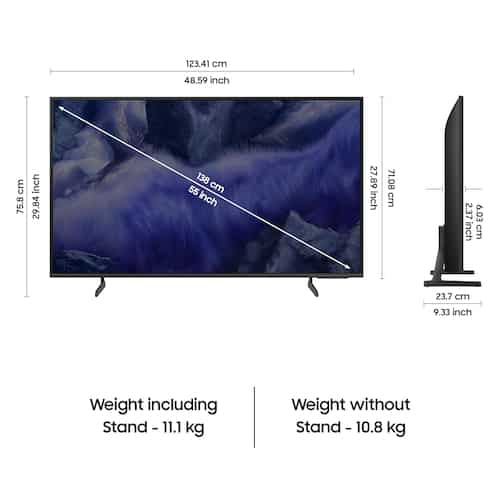 Samsung 55 Inches Vision Ai 4k Ultra Hd Smart Qled Tv Qa55qef1aulxl