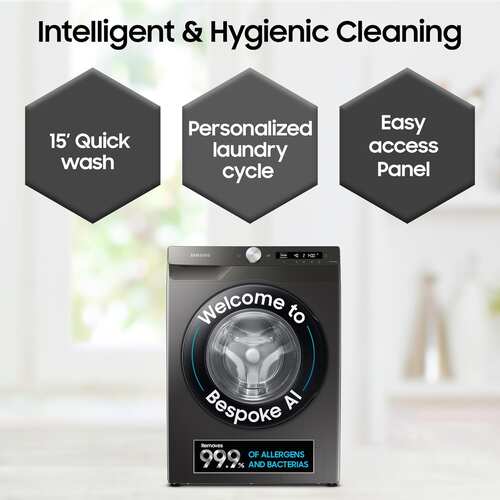 Samsung 7 kg Fully Automatic Front Load Washing Machine WW70T502NAN1TL