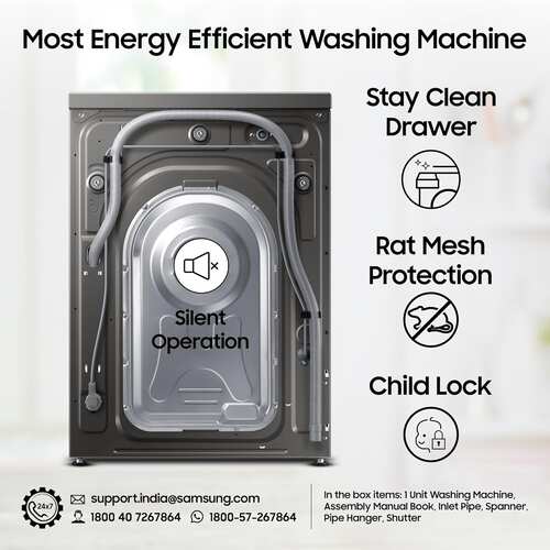 Samsung 7 kg Fully Automatic Front Load Washing Machine WW70T502NAN1TL