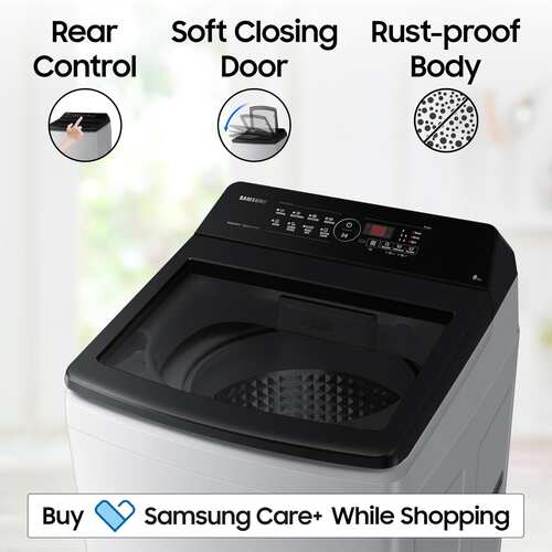 Samsung 8 kg Washing Machine Fully Automatic Top Load for Everyday Indian Homes WA80BG4441BGTL