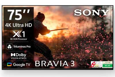 Sony BRAVIA 3 Series 75-inch 4K Ultra HD LED Google TV K-75S30B