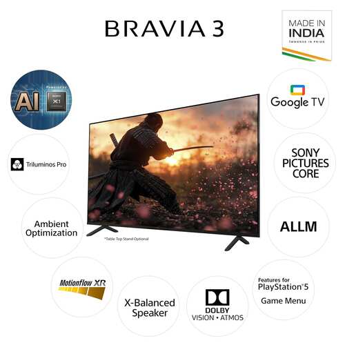 Sony BRAVIA K 65S30B 65 inch 4K Ultra HD AI Smart LED Google TV