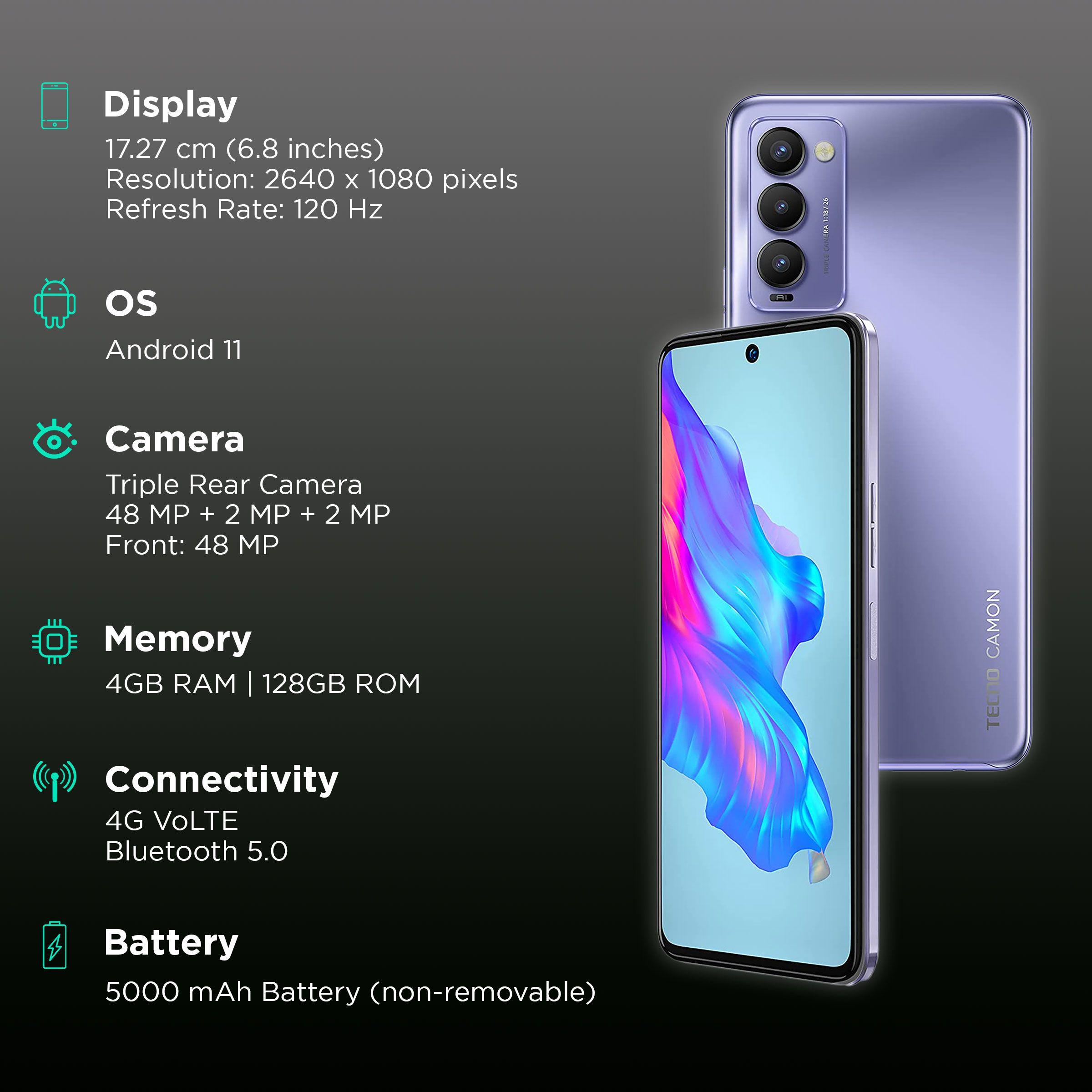 TecnoCamon18_RAM_4GB