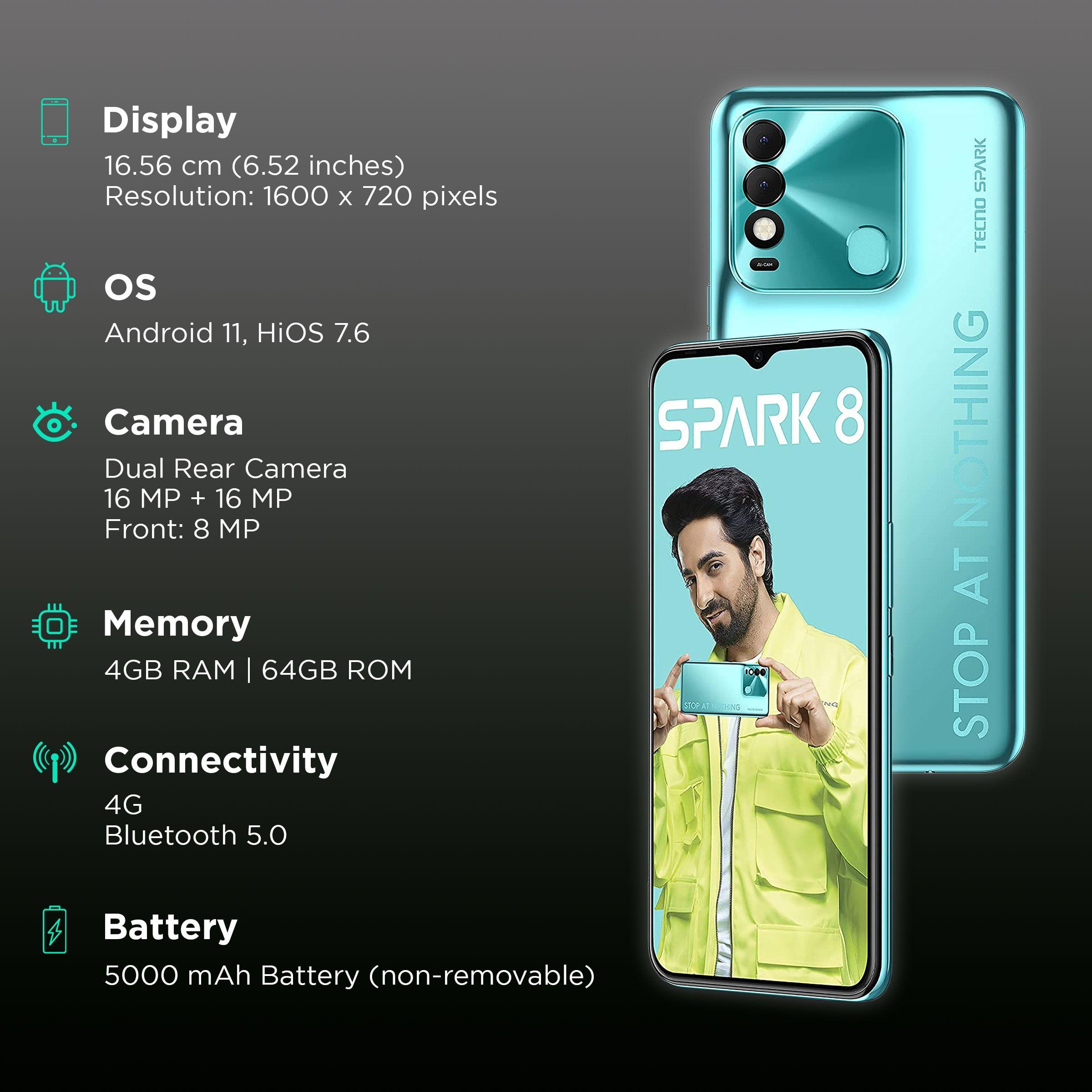 TecnoSpark864GB_FrontCamera_8MP