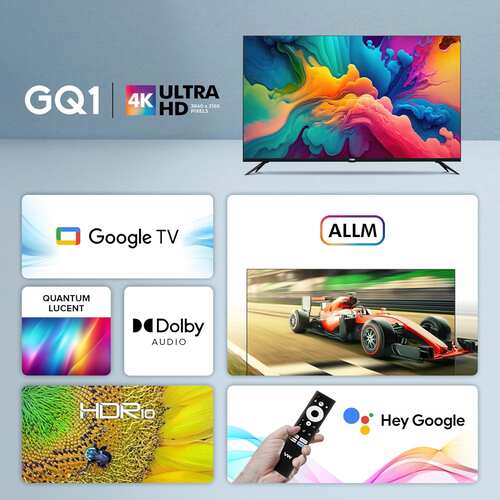VW 43GQ1 Pro Series 4K QLED Google TV