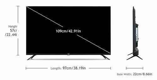 VW 43GQ1 Pro Series 4K QLED Google TV