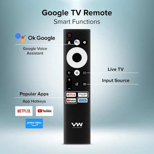 VW 65GQ1 Pro Series 4K QLED Google TV VW65GQ1