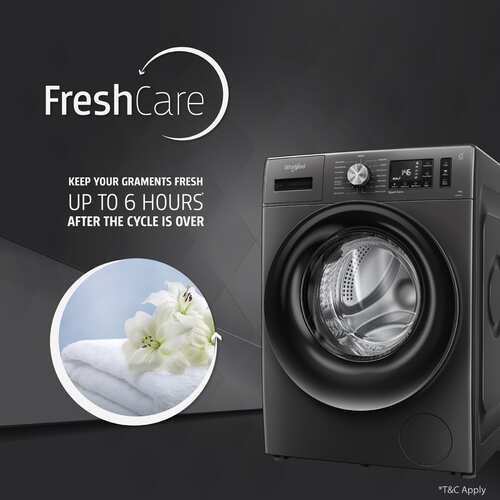 Whirlpool 8 kg Fully Automatic Front Load Washing Machine XS8014BWME .