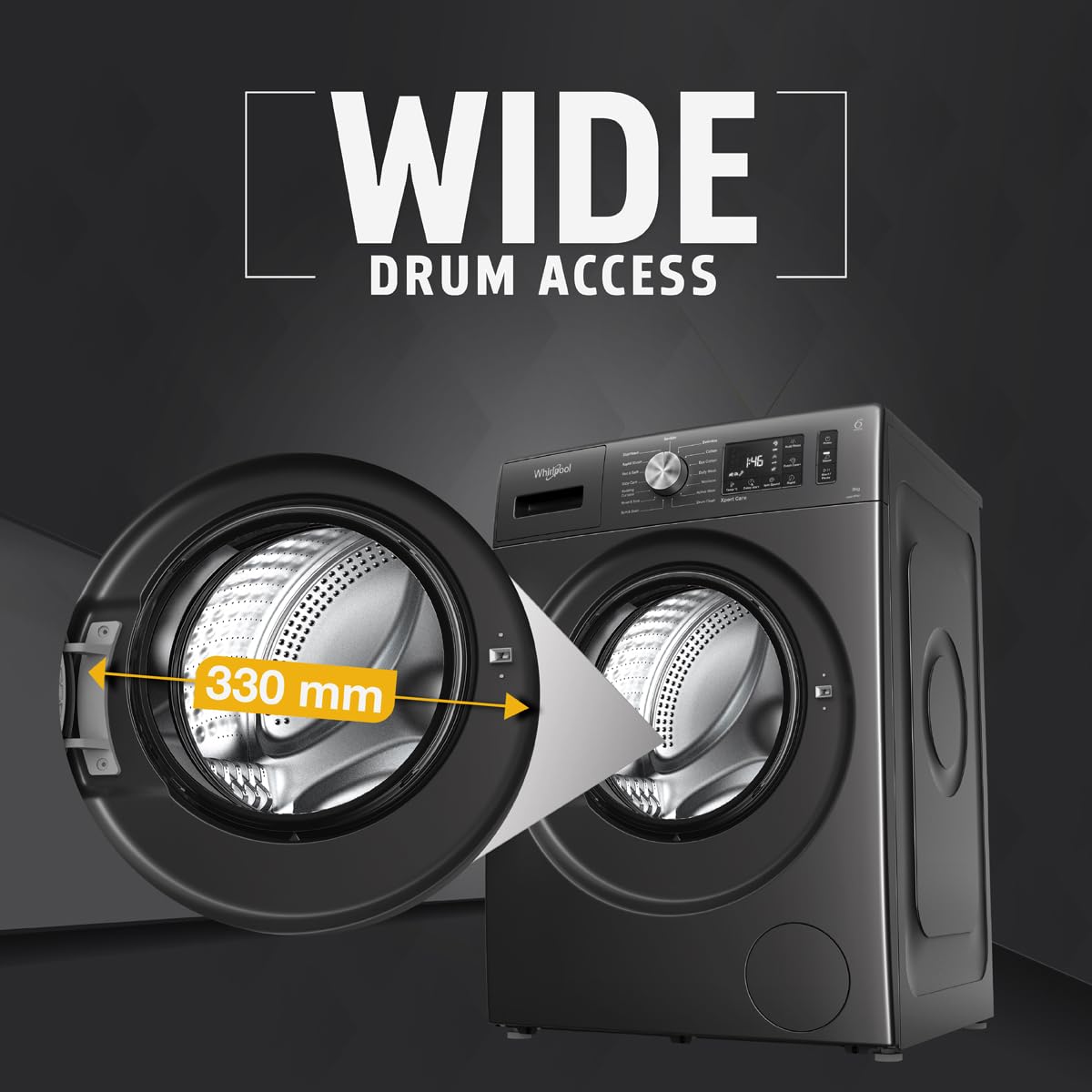 Whirlpool 8 kg Fully Automatic Front Load Washing Machine XS8014BWME ...