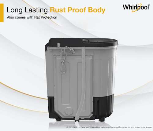 Whirlpool 8 kg Washing Machine Semi Automatic Top Loading for Efficient Laundry