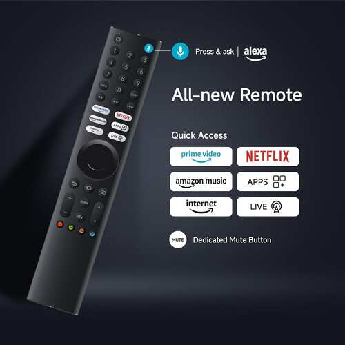 Xiaomi 108 cm 43 FX Ultra HD 4K Smart LED Fire TV L43MB FIN Price in ...