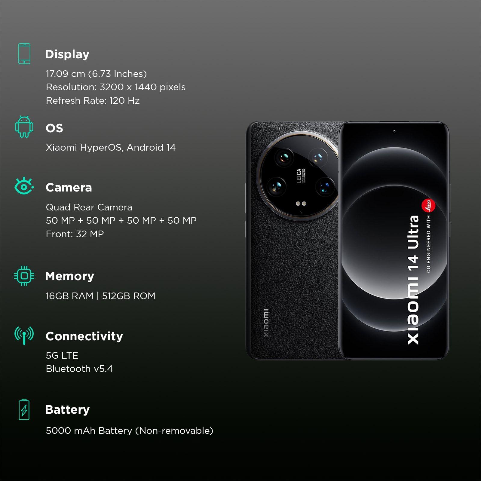 Xiaomi 14 Ultra - Price in India (November 2025), Full Specs