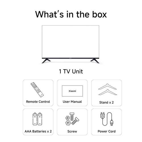Xiaomi 43 inch 4K Ultra HD Smart Google TV L43MB FIN