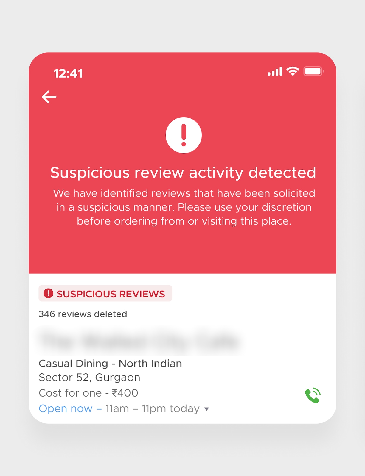 Zomato also added in the blog that will be focusing on weeding out fake or paid reviews for restaurants. Zomato also added in the blog that will be focusing on weeding out fake or paid reviews for restaurants.