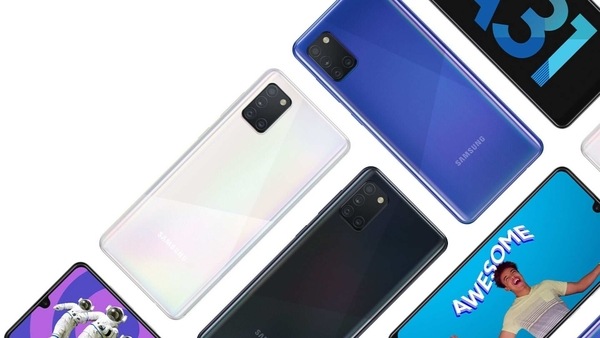 Samsung Galaxy A31 comes in three colour options of blue, black and white.
