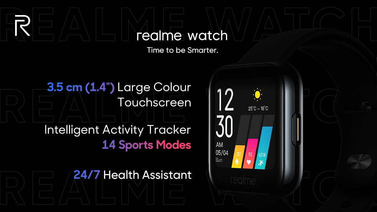 Realme has made fitness bands before, but this is the company's first smartwatch. Realme has made fitness bands before, but this is the company's first smartwatch.