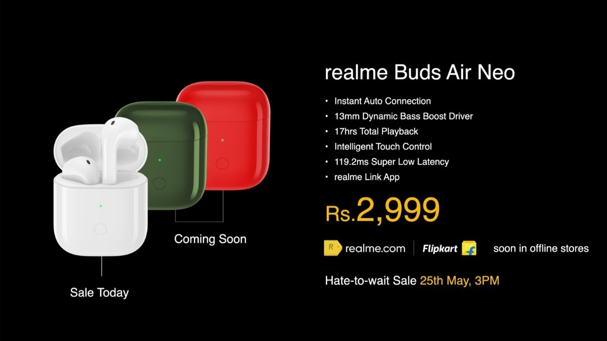 Realme neo earbuds outlet price