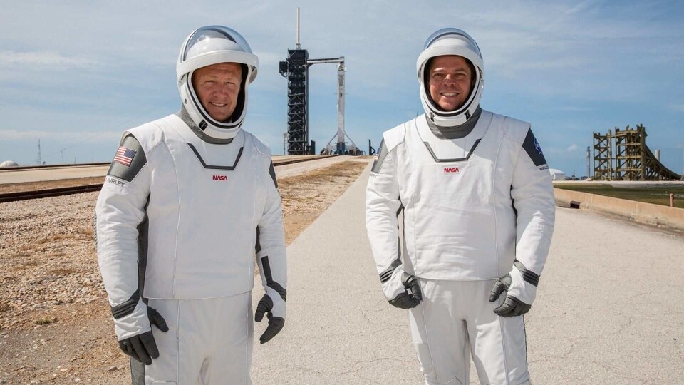 NASA astronauts Douglas Hurley and Robert Behnken will be onboard the Crew Dragon capsule.
