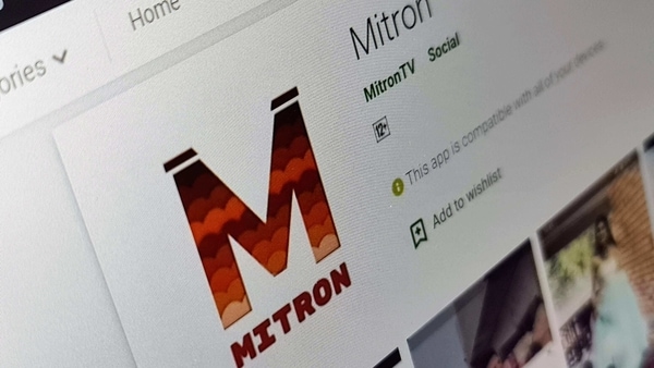 Mitron App listing on Google Play Store.