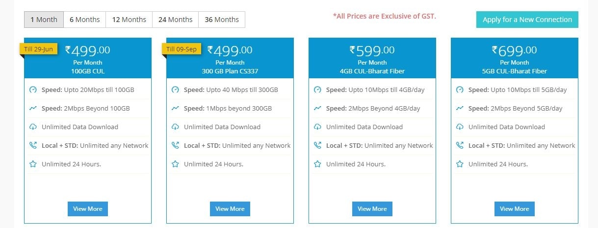 BSNL extends the availability of its ₹499 Bharat Fiber Plan in select  circles