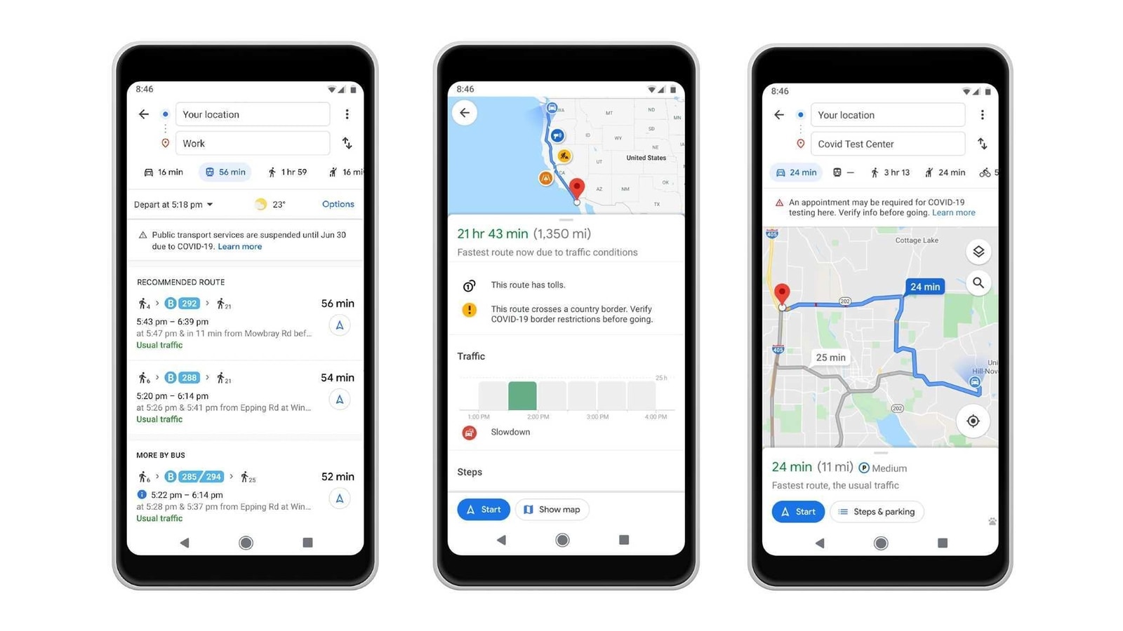 Google Maps update now shows how crowded is public transport, medical ...