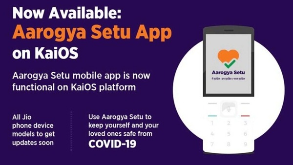 Aarogya Setu app is available on Jio Phone  and Jio Phone 2,