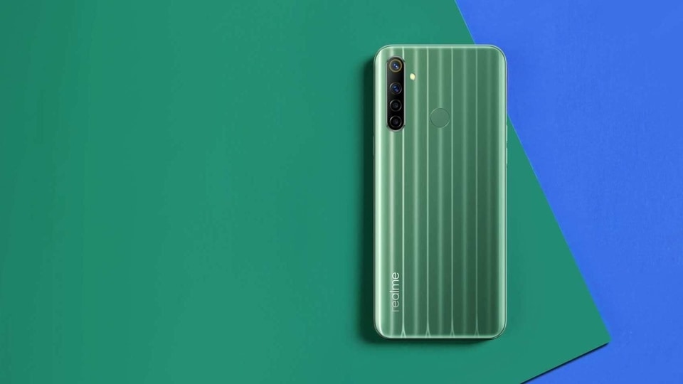 realme narzo 10 green colour