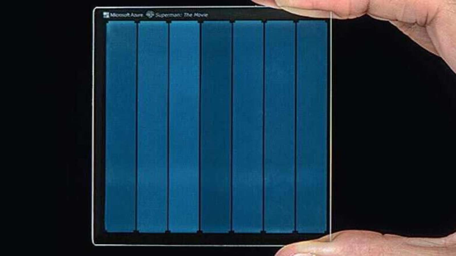 Future storage devices could use glass of the size of a postit note