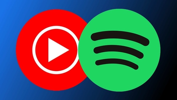 YouTube, Spotify logos