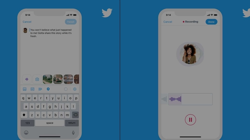 Here's how to post tweets with audio recording