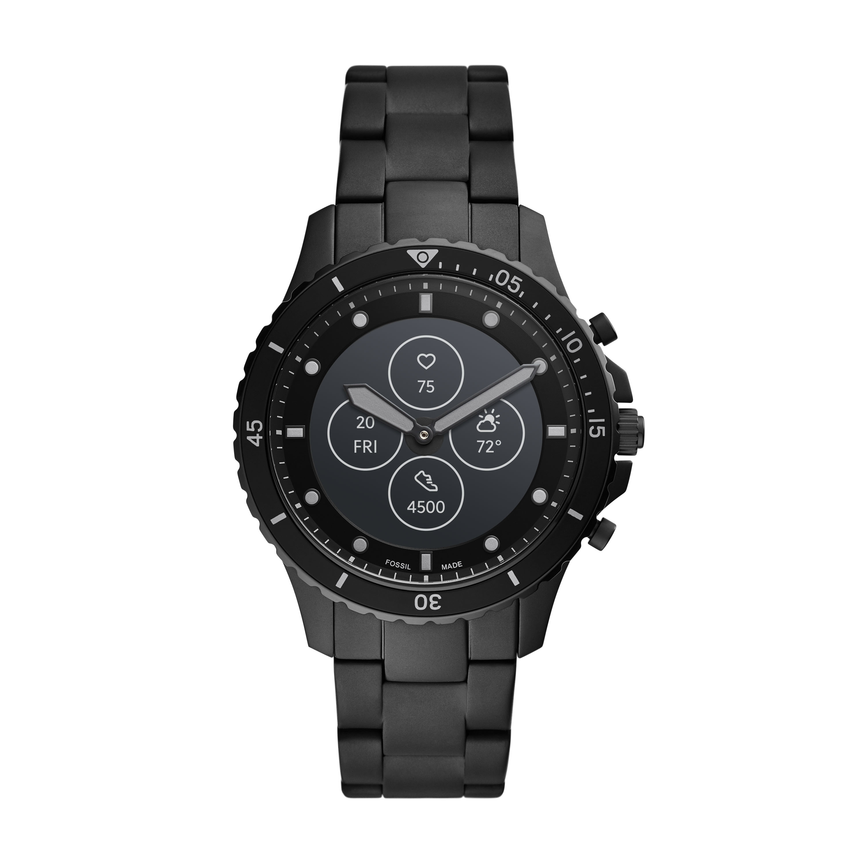 An analog watch with some smart features. An analog watch with some smart features.