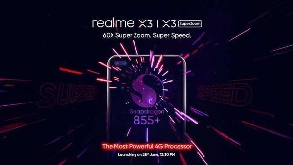 Realme X3 will come with 60x zoom.