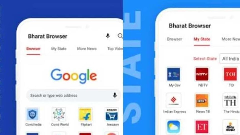 Bharat Browser weighs just 8.2MB.