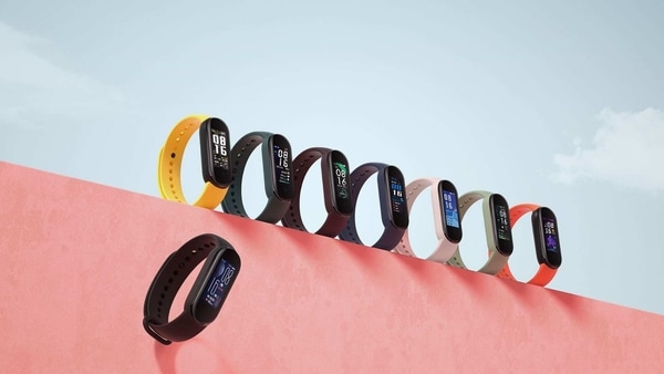 Xiaomi Mi Band 5 has lots of coloured straps to choose from.