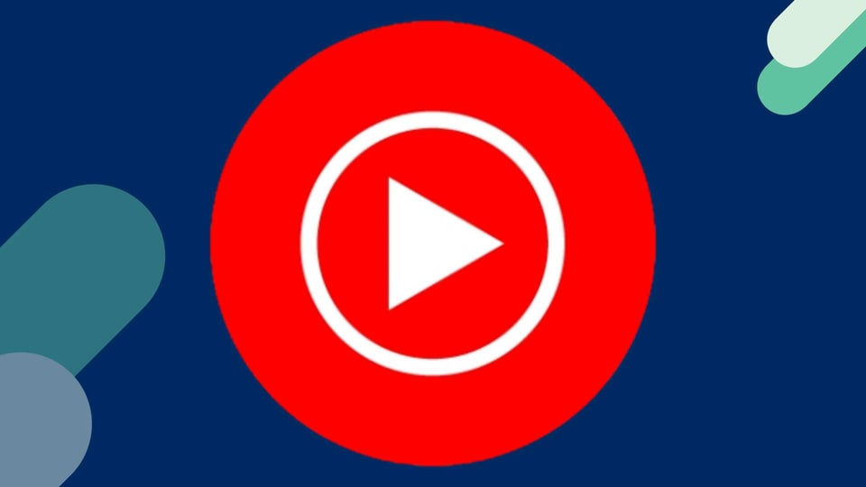 YouTube Music app logo.