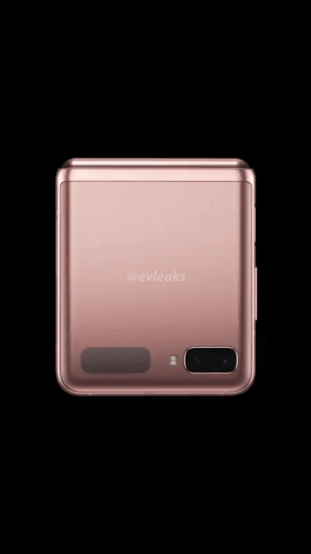 The Mystic Bronze version of the Samsung Galaxy Z Flip 5G. The Mystic Bronze version of the Samsung Galaxy Z Flip 5G.