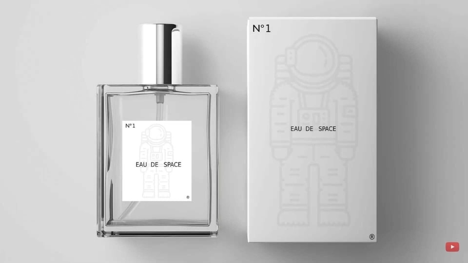 Eau De Space perfume with NASA's smell of space.