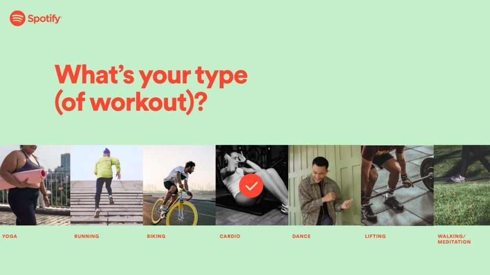 Spotify users can also upload their photo for the workout playlists.