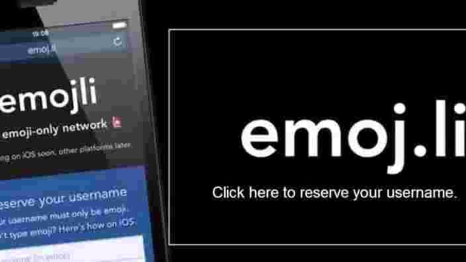 Meet Emojli, the emoji-only social network
