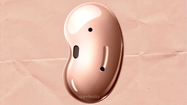 Samsung Galaxy Buds Live in ‘Mystic Bronze’ colour.